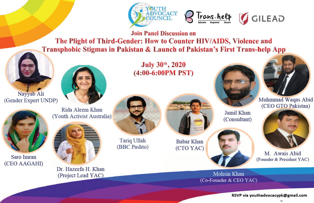 Combating Transphobic Stigmas and Preventing Trans Community from HIV/AIDS endemic in Pakistan Transhelp.xyz | TransHelp App Download